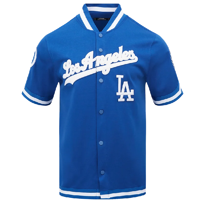 MLB LOS ANGELES DODGERS CLASSIC MEN'S WARM UP JACKET (DODGER BLUE)