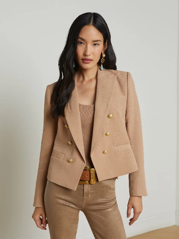 Brooke Open-Front Blazer