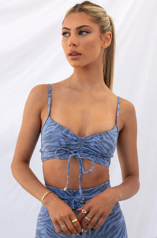 Wild Thing Scrunch Bra - Aqua