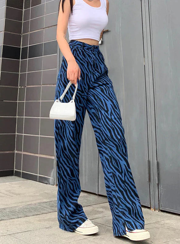 TastyHottie - PRINTED STREET LOOSE CASUAL STRAIGHT PANTS