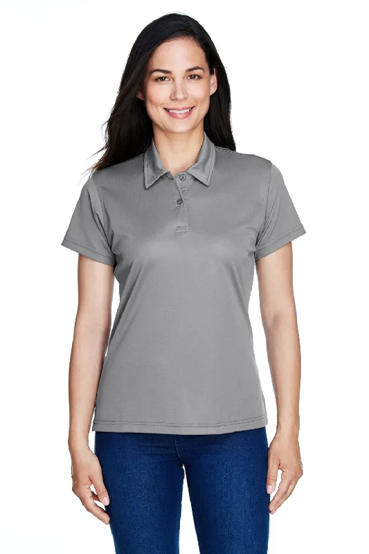 Team 365 Womens Command Performance Moisture Wicking Short Sleeve Polo Shirt - Graphite Grey