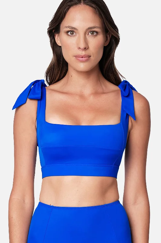 Classic Square Neck Bikini Bralette COBALT BLUE