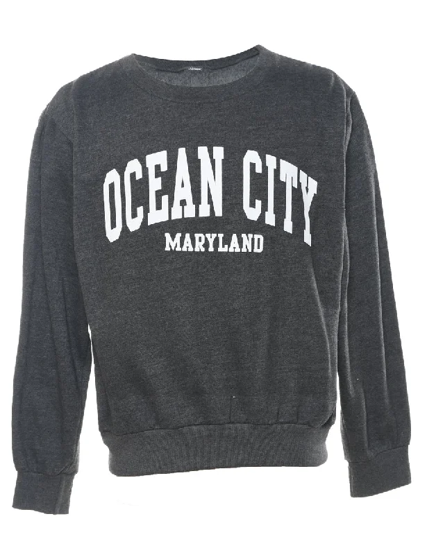 Ocean City Maryland Printed Sweatshirt - M