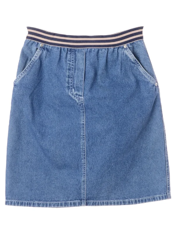 Denim Mini Skirt