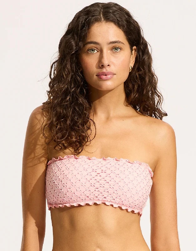 Daydreamer Tube Bikini Top - Dusty Pink