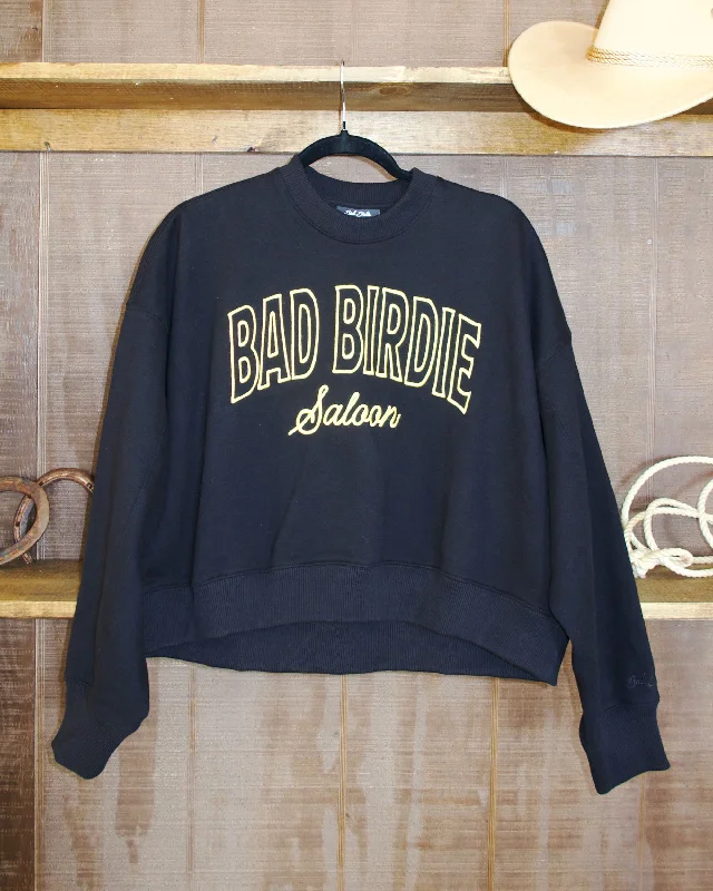 Bad Saloon Crewneck - Black