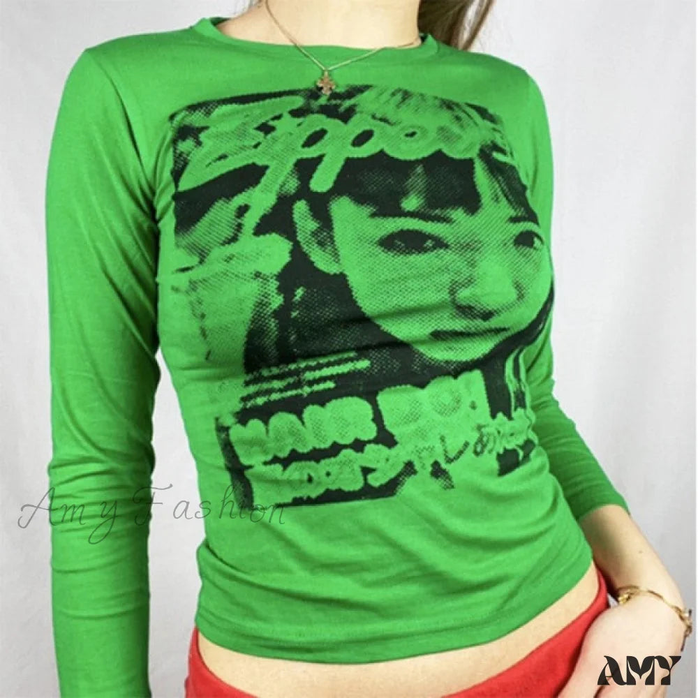 Amy Fashion - Long Sleeve Crop Tops