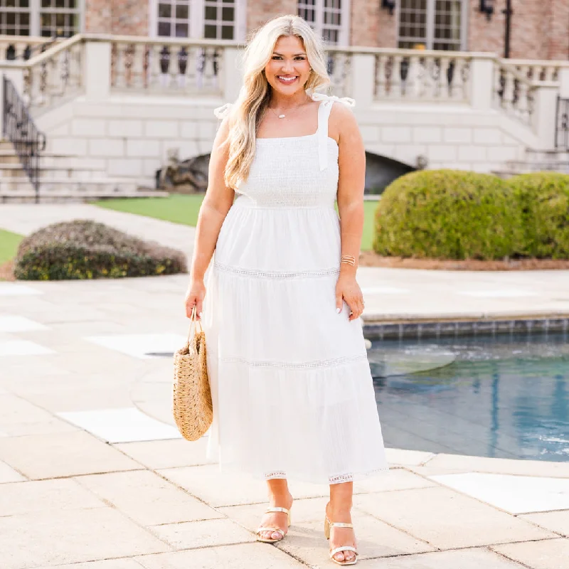 Sweetly Stunning Dress, White