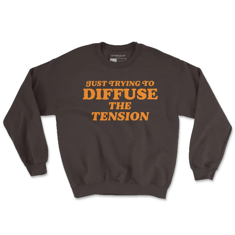 Trying to Diffuse the Tension Graphic Sweatshirt