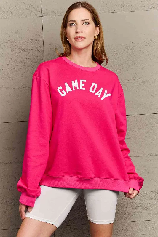 BerryBetty - Simply Love Full Size GAME DAY Graphic Sweatshirt