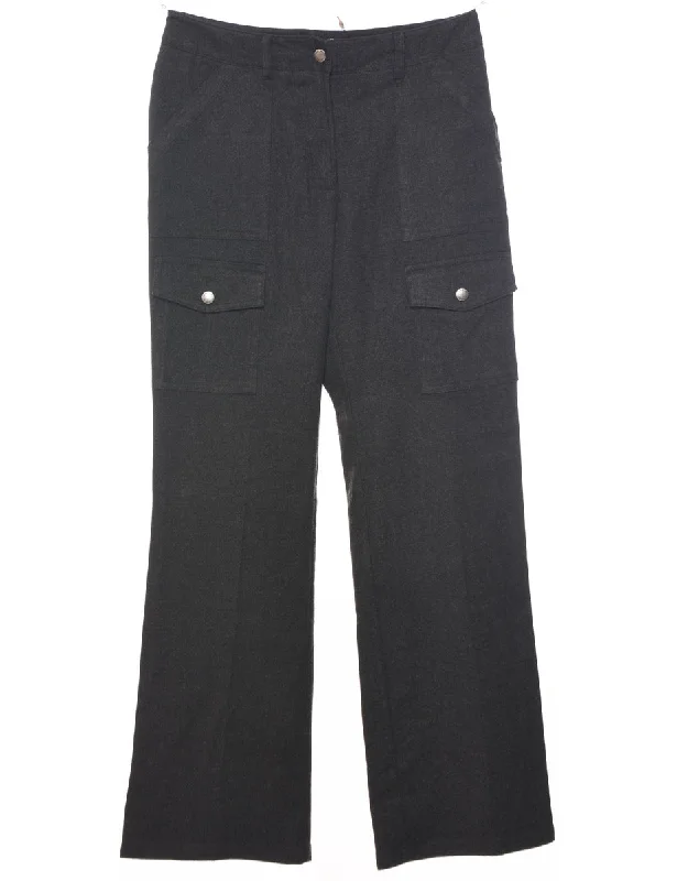 Dark Grey Trousers - W28 L30