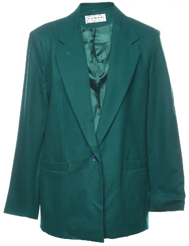 Dark Green Blazer - L