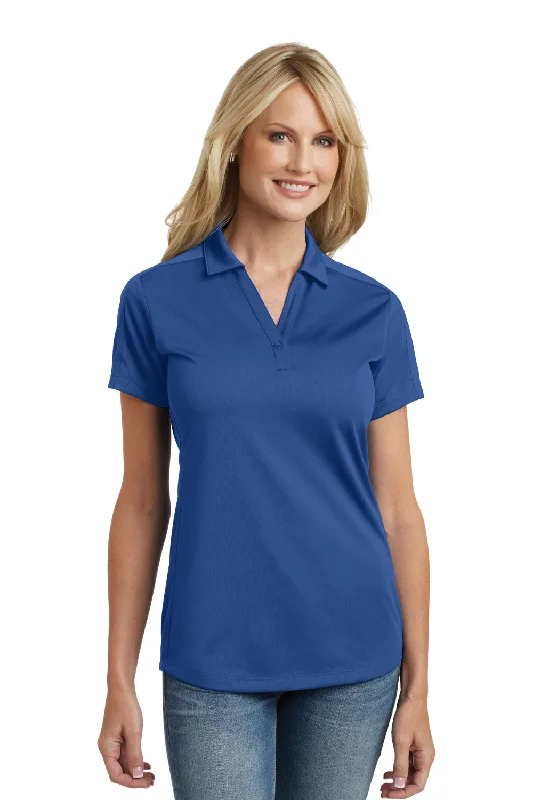 Port Authority Womens Moisture Wicking Short Sleeve Polo Shirt - True Blue