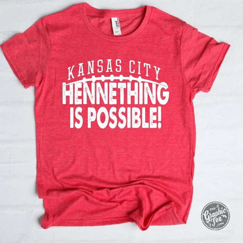 Hennething Is Possible Red Short Sleeve Tee