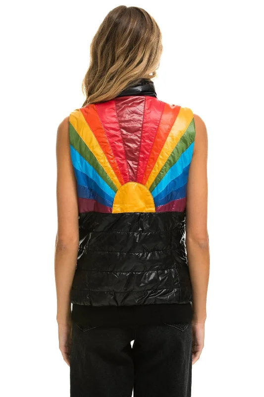 SUNBURST VEST - GLOSSY BLACK