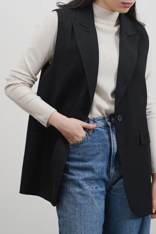 SLEEVELESS BLAZER