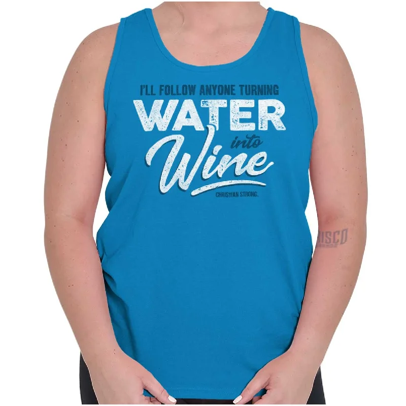 Water Into Wine Tank Top