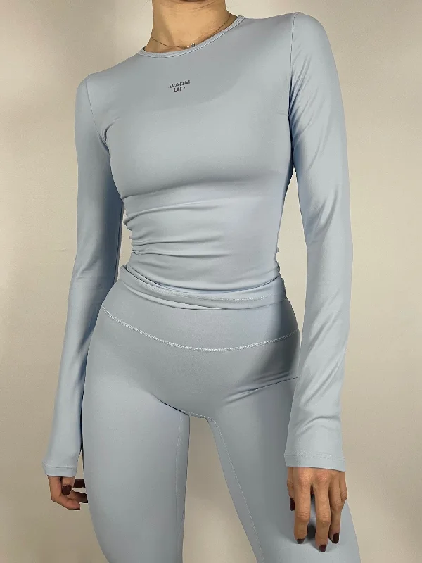 Ice blue Timeless Long sleeve Top