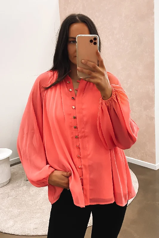 Jacynta Blouse Coral