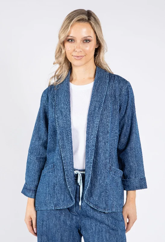 Denim blazer