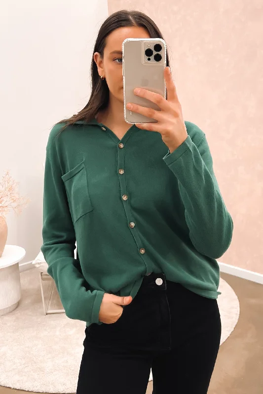 Klara Knit Top Green