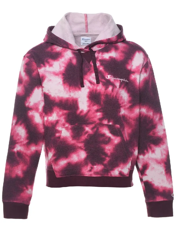 Champion Tie Dye Hoodie  - M