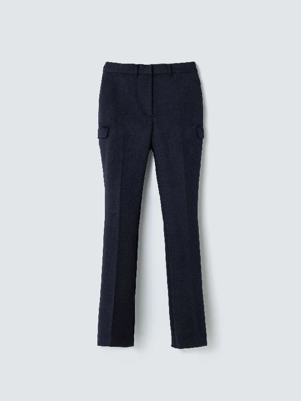 SLIM POCKET PANTS NAVY