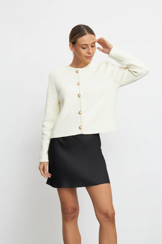 Sienna Cardigan - Knitted off-white