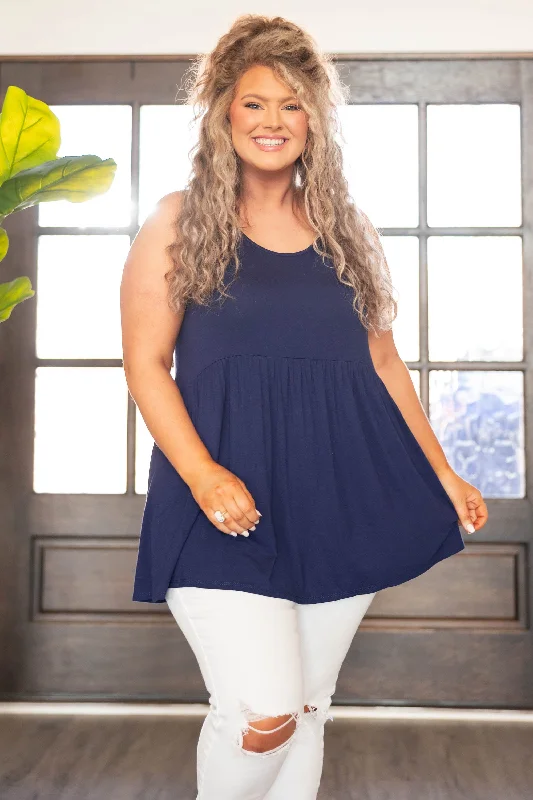 Weekender Babydoll, Navy