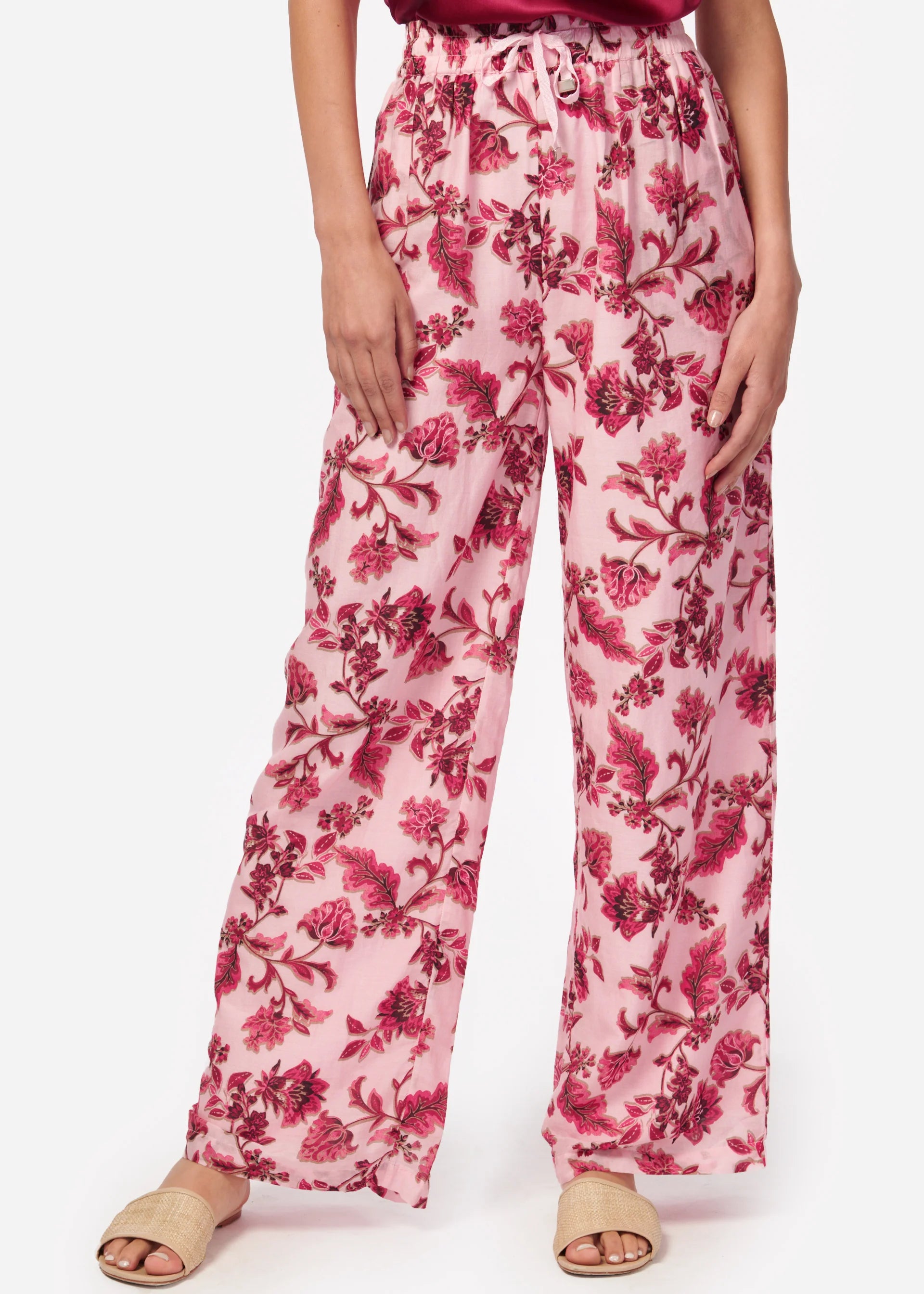 Tudor Floral Wesley Wide Leg Pant